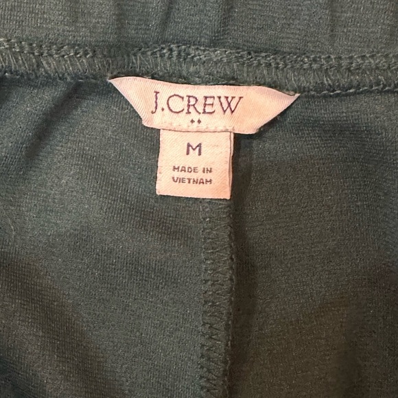 J. Crew Hunter Green Elastic Waist Dress Pants - Picture 5 of 8